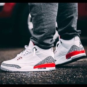 AIR JORDAN 3 - Retro - White/FireRed/Grey (READ DISCERPTION!!!)